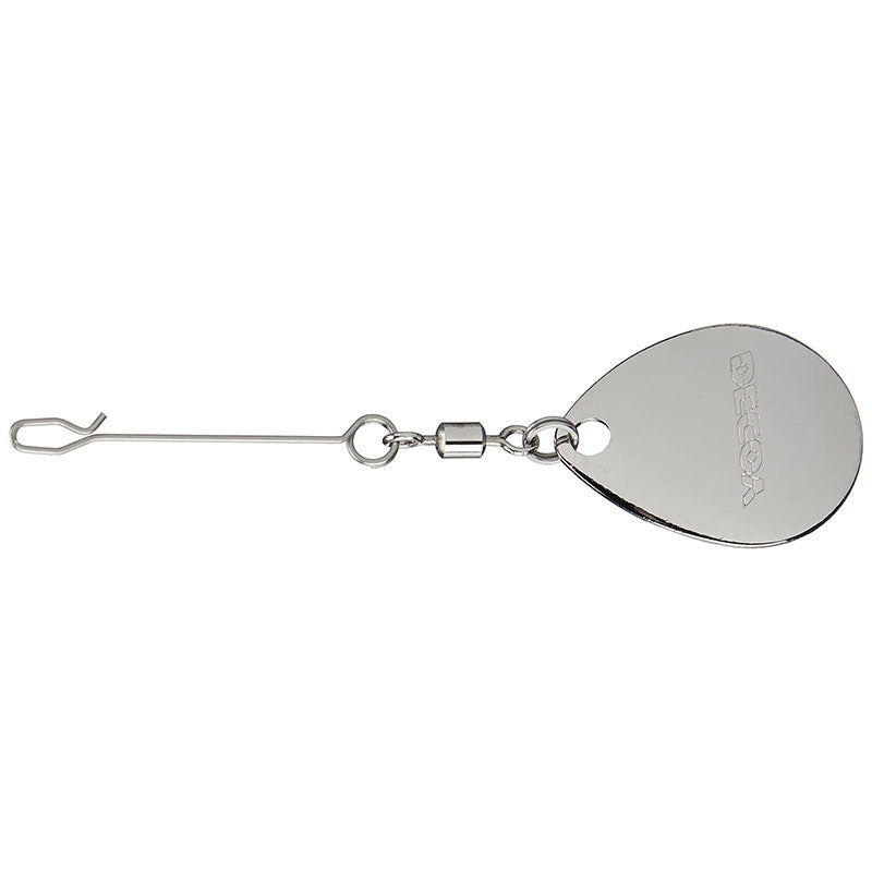 DECOY Trailer Silver Blade with Leader 2pk - #3.5 / Willow Blade-#3 / Willow Blade-#4 / Colorado Blade-#2 / Willow Blade-#3 / Colorado Blade - Carolina Fishing Tackle LLC