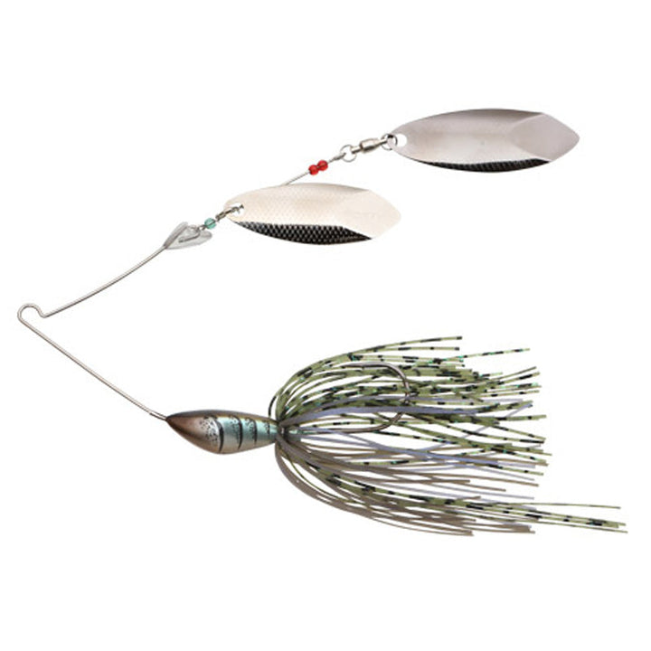 DSTYLE D-SPIKER Spinnerbait - #3 Brown Shad / 3/8 oz-#3 Brown Shad / 1/2 oz-#4 Black Blue Black / 3/8 oz-#4 Black Blue Black / 1/2 oz - Carolina Fishing Tackle LLC
