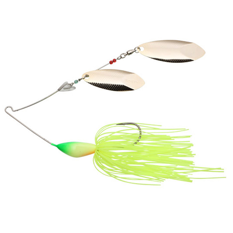 DSTYLE D-SPIKER Spinnerbait - #3 Brown Shad / 3/8 oz-#3 Brown Shad / 1/2 oz-#4 Black Blue Black / 3/8 oz-#4 Black Blue Black / 1/2 oz - Carolina Fishing Tackle LLC