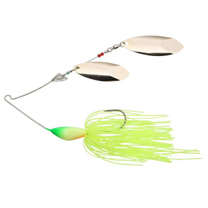DSTYLE D-SPIKER Spinnerbait - #3 Brown Shad / 3/8 oz-#3 Brown Shad / 1/2 oz-#4 Black Blue Black / 3/8 oz-#4 Black Blue Black / 1/2 oz - Carolina Fishing Tackle LLC