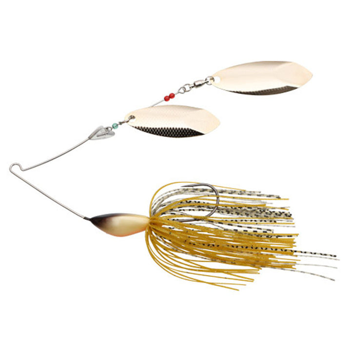 DSTYLE D-SPIKER Spinnerbait - #3 Brown Shad / 3/8 oz-#3 Brown Shad / 1/2 oz-#4 Black Blue Black / 3/8 oz-#4 Black Blue Black / 1/2 oz - Carolina Fishing Tackle LLC