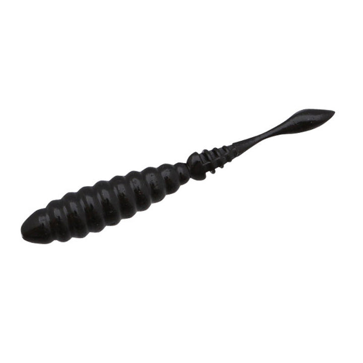 DSTYLE D1 3.8” Finesse Trailer 8pk - #07 Black - Carolina Fishing Tackle LLC