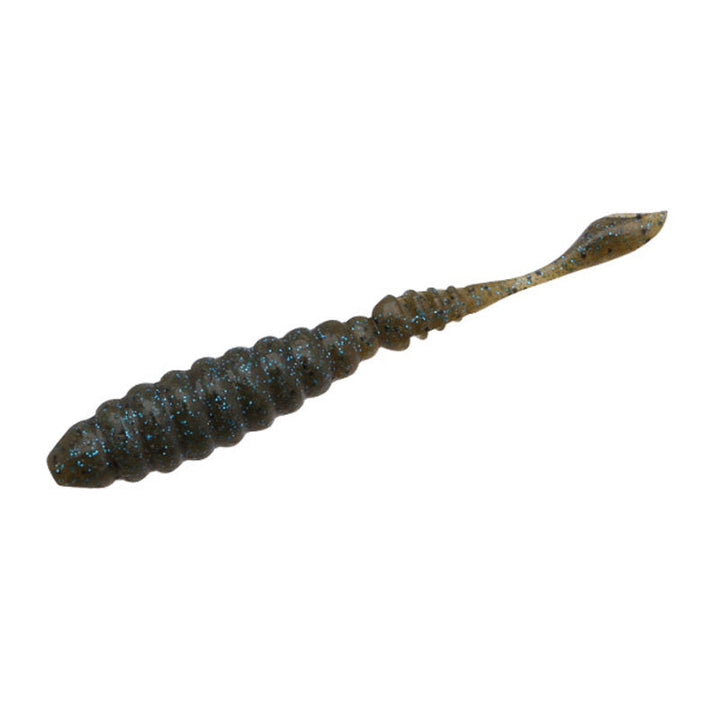 DSTYLE D1 3.8” Finesse Trailer 8pk - #07 Black - Carolina Fishing Tackle LLC