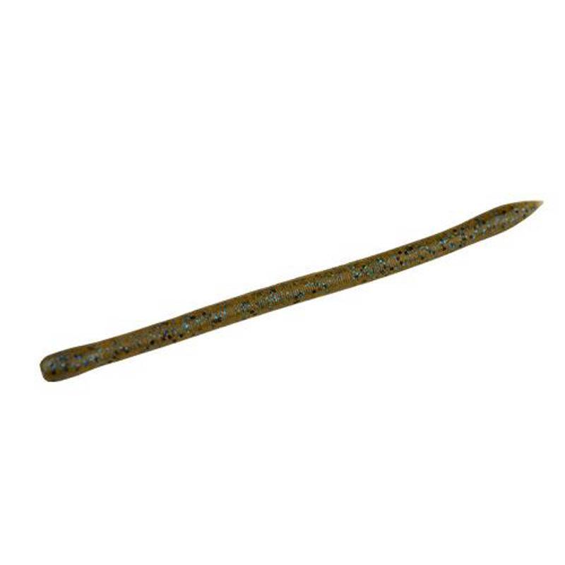 DSTYLE Mighty Straight 3.8" Worm 10pk - #003 Cinnamon Blue Flake-#007 Black - Carolina Fishing Tackle LLC