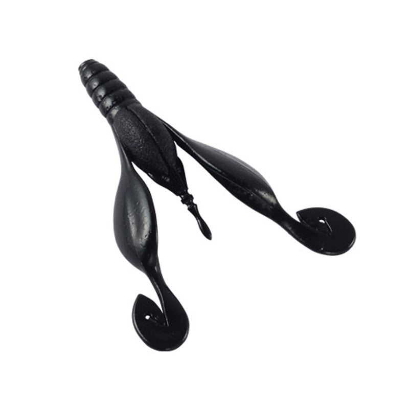 DSTYLE Winning Craw 3.6” Creature Bait 6pk - #07 Black-#40 Light Smoke Pepper-#056 Scuppernong Blue Flake - Carolina Fishing Tackle LLC