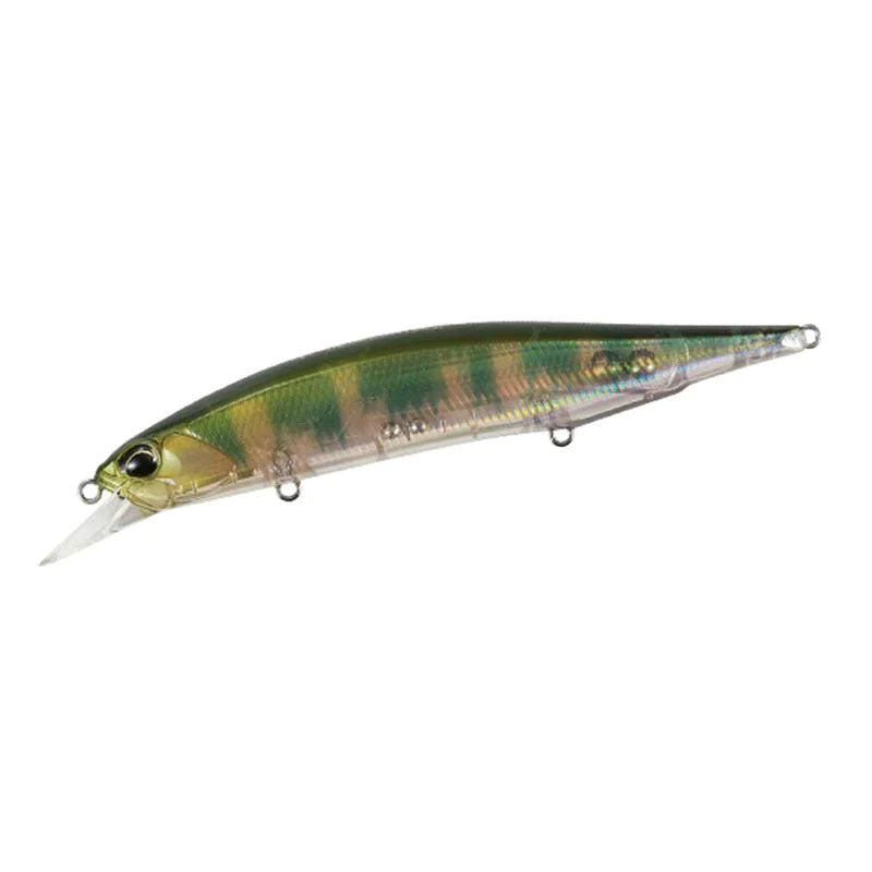 DUO Realis 100SP Jerkbaits - AM Hasu-Half Mirror Ayu-Mat Tiger - Carolina Fishing Tackle LLC