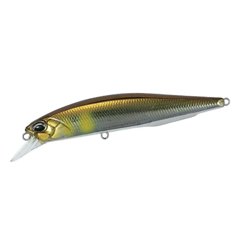 DUO Realis 100SP Jerkbaits - AM Hasu-Half Mirror Ayu-Mat Tiger - Carolina Fishing Tackle LLC