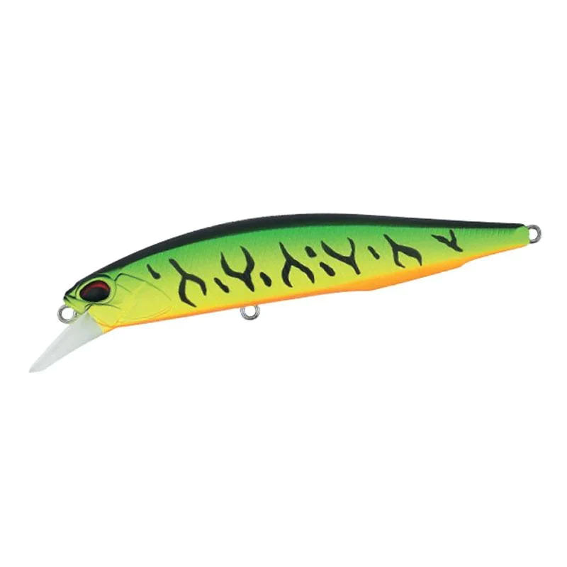 DUO Realis 100SP Jerkbaits - AM Hasu-Half Mirror Ayu-Mat Tiger - Carolina Fishing Tackle LLC