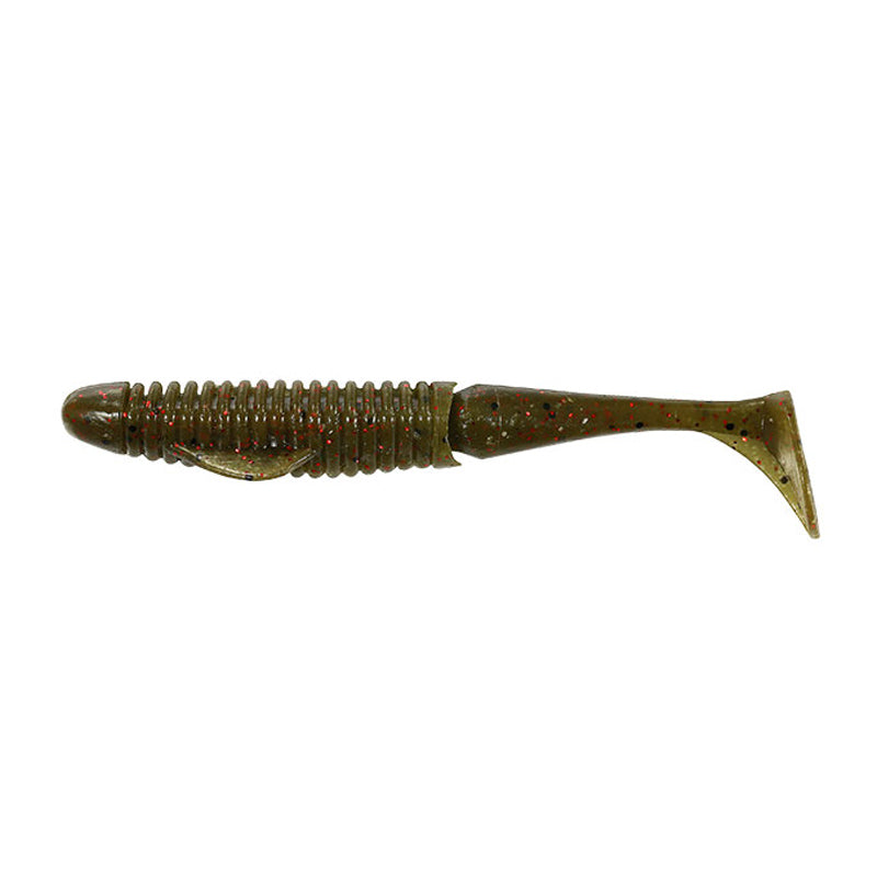 DUO Realis 5” BooStar Wake Swimbait 5pk - #F006 Watermelon/Red Flake-#F007 Sukapanon-#F008 Bluegill-#F018 Green Pumpkin Red Flake-#F019 Smoke/Silver Purple Flakes-#F020 Clear Copper Flake-#F030 Sparkle Shrimp-#F033 Olive Shrimp-#F034 Light Green Pumpkin Blue Flake-#F035 Pink Yoshinobori - Carolina Fishing Tackle LLC