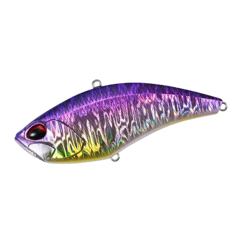 DUO Realis Apex Vibe 100 Lipless Crankbaits - Bronze Gill-LV Shad-Shadow Halo-Blank-Prism Gill-Bottom Knock Tiger-Kohoku Purple Kinkuro-Mat Black Tiger 2-Neon Sangria - Carolina Fishing Tackle LLC