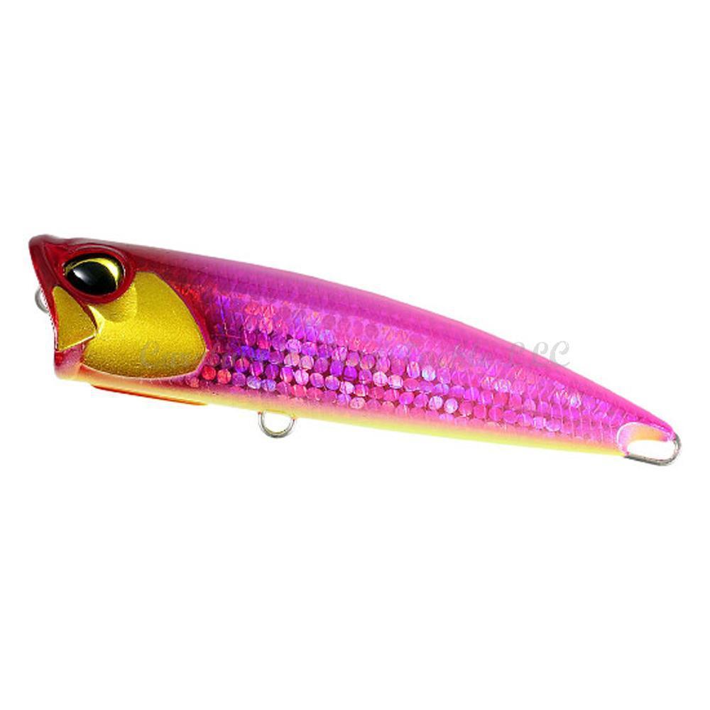 DUO Realis Fangpop 105 Popper - Matt Black Bone-Juliana Pink - Carolina Fishing Tackle LLC