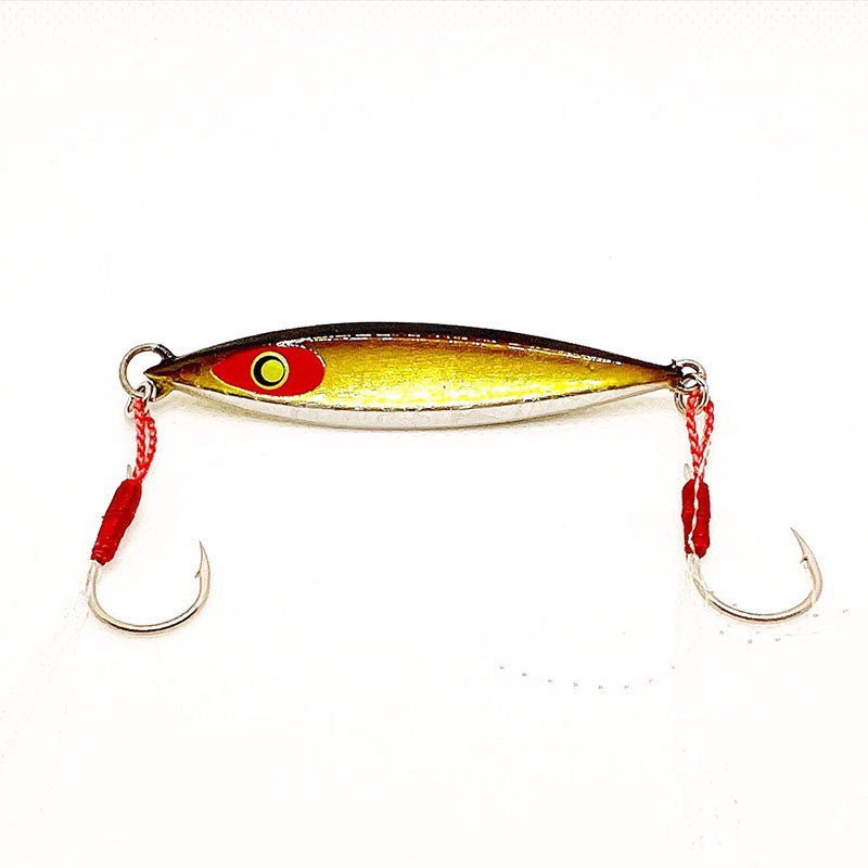 Damiki Fishing Tackle 3/4 oz Back Drop Spoon 2.5” - Black Holo-Chartreuse Shad-Holo Ayu-Spot Green-Holo Cyber Purple-Holo Cyber Gold - Carolina Fishing Tackle LLC