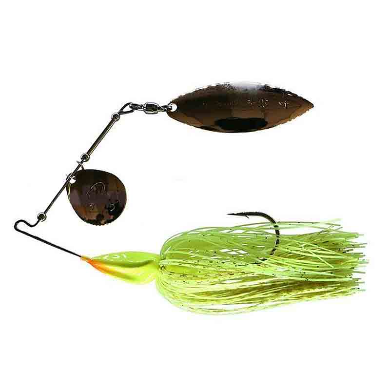 Damiki Fishing Tackle M.T.S Spinnerbaits - Chartreuse Shad / 3/8 oz-Chartreuse Shad / 1/2 oz-Red Tiger / 1/4 oz-Red Tiger / 1/2 oz-Hot Tiger / 1/4 oz-Hot Tiger / 3/8 oz-Hot Tiger / 1/2 oz-Chartreuse / 1/4 oz-Chartreuse / 1/2 oz-Green Pumpkin / 1/4 oz - Carolina Fishing Tackle LLC