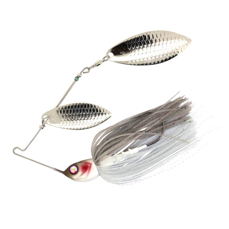 Damiki Fishing Tackle TOT (DW) Type-1 Spinnerbaits - #020 Snow Shad / 3/8 oz-#020 Snow Shad / 3/4 oz-#021 Amazing Chartreuse / 3/4 oz-#022 Brown Shad / 3/8 oz-#022 Brown Shad / 1/2 oz-#022 Brown Shad / 3/4 oz-#023 Luxury Gold / 3/8 oz-#023 Luxury Gold / 1/2 oz-#023 Luxury Gold / 3/4 oz-#025 Smelt Shad / 3/8 oz - Carolina Fishing Tackle LLC