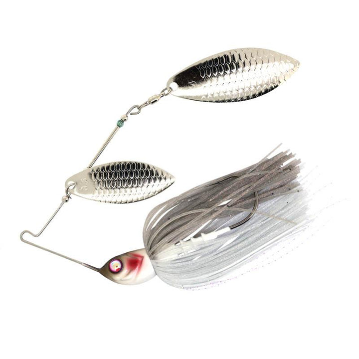 Damiki Fishing Tackle TOT (DW) Type-1 Spinnerbaits - #020 Snow Shad / 3/8 oz-#020 Snow Shad / 3/4 oz-#021 Amazing Chartreuse / 3/4 oz-#022 Brown Shad / 3/8 oz-#022 Brown Shad / 1/2 oz-#022 Brown Shad / 3/4 oz-#023 Luxury Gold / 3/8 oz-#023 Luxury Gold / 1/2 oz-#023 Luxury Gold / 3/4 oz-#025 Smelt Shad / 3/8 oz - Carolina Fishing Tackle LLC