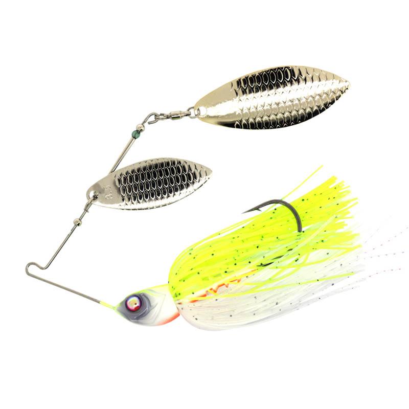 Damiki Fishing Tackle TOT (DW) Type-1 Spinnerbaits - #020 Snow Shad / 3/8 oz-#020 Snow Shad / 3/4 oz-#021 Amazing Chartreuse / 3/4 oz-#022 Brown Shad / 3/8 oz-#022 Brown Shad / 1/2 oz-#022 Brown Shad / 3/4 oz-#023 Luxury Gold / 3/8 oz-#023 Luxury Gold / 1/2 oz-#023 Luxury Gold / 3/4 oz-#025 Smelt Shad / 3/8 oz - Carolina Fishing Tackle LLC