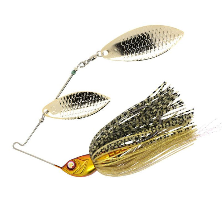 Damiki Fishing Tackle TOT (DW) Type-1 Spinnerbaits - #020 Snow Shad / 3/8 oz-#020 Snow Shad / 3/4 oz-#021 Amazing Chartreuse / 3/4 oz-#022 Brown Shad / 3/8 oz-#022 Brown Shad / 1/2 oz-#022 Brown Shad / 3/4 oz-#023 Luxury Gold / 3/8 oz-#023 Luxury Gold / 1/2 oz-#023 Luxury Gold / 3/4 oz-#025 Smelt Shad / 3/8 oz - Carolina Fishing Tackle LLC