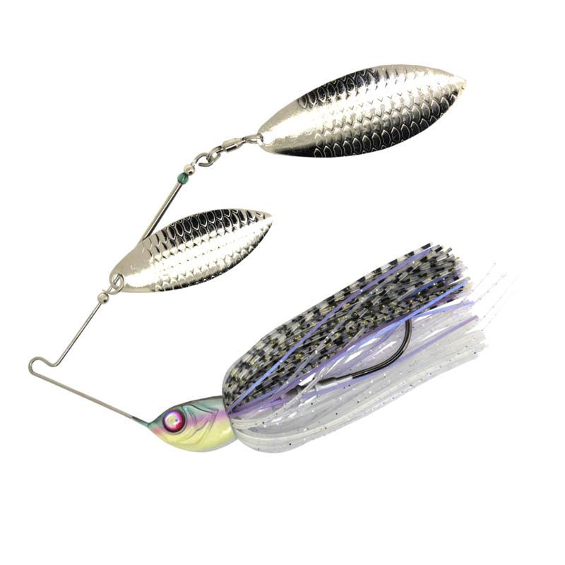 Damiki Fishing Tackle TOT (DW) Type-1 Spinnerbaits - #020 Snow Shad / 3/8 oz-#020 Snow Shad / 3/4 oz-#021 Amazing Chartreuse / 3/4 oz-#022 Brown Shad / 3/8 oz-#022 Brown Shad / 1/2 oz-#022 Brown Shad / 3/4 oz-#023 Luxury Gold / 3/8 oz-#023 Luxury Gold / 1/2 oz-#023 Luxury Gold / 3/4 oz-#025 Smelt Shad / 3/8 oz - Carolina Fishing Tackle LLC
