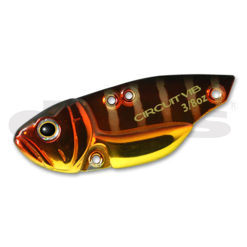 Deps 1/2oz CIRCUIT VIB Blade Baits - #01 Bluegill-#02 Red Gill-#03 Mustard Gill-#09 Young Gill-#10 Metal Ayu-#12 Pink Back-#14 Blue Black Claw-#13 Japanese Craw-#06 Wakasagi-#07 Black Gold - Carolina Fishing Tackle LLC