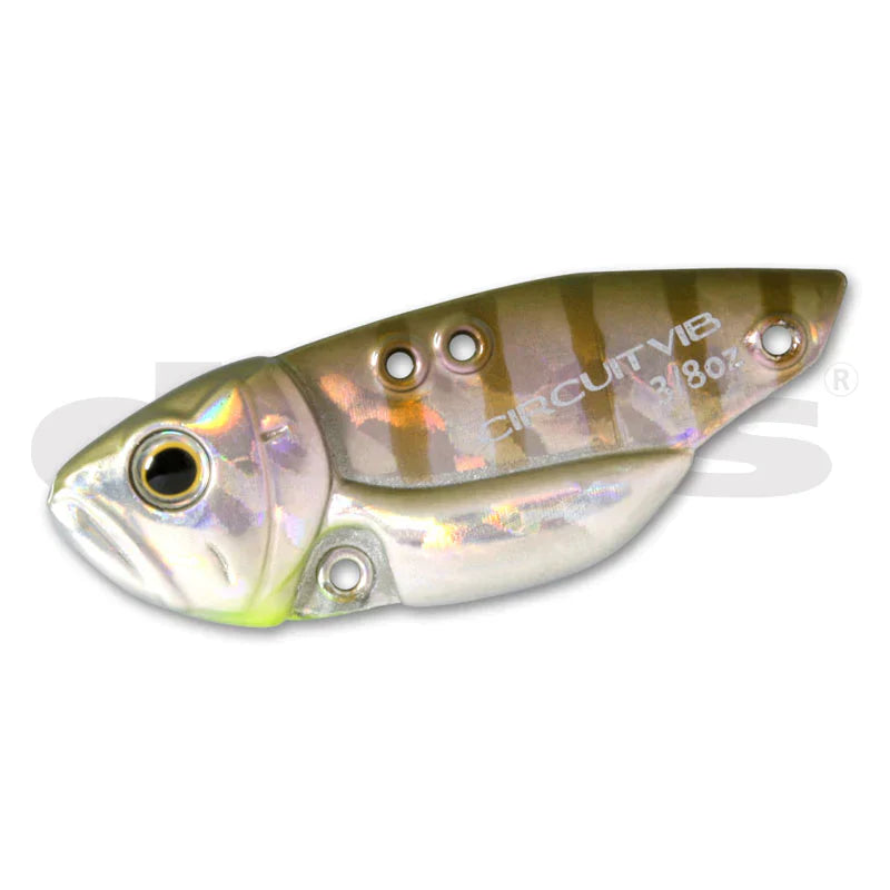 Deps 1/4oz Circuit Vib Blade Baits - #03 Mustard Gill-#04 Metal Keta Hasu-#06 Wakasagi-$09 Juvenile Gill - Carolina Fishing Tackle LLC