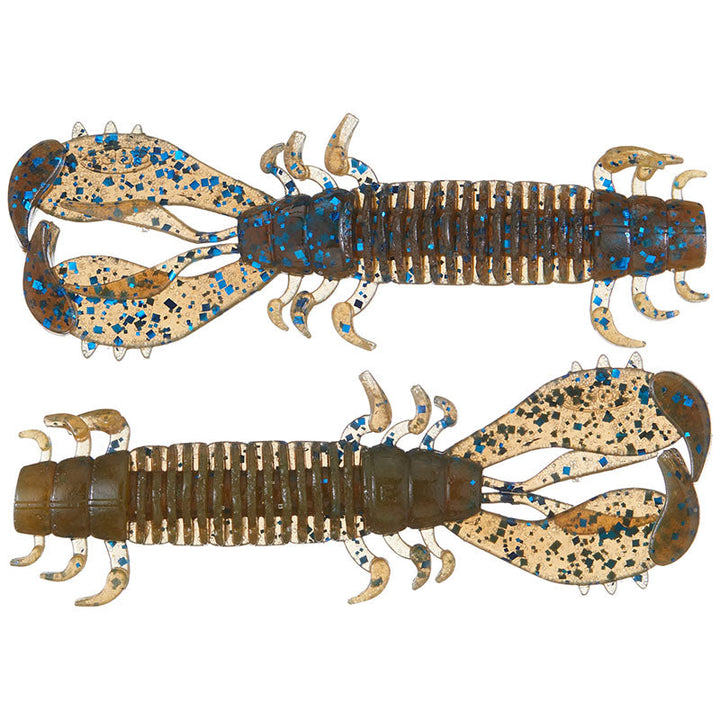 Deps 2.6" MS Craw 8pk Fishing Creature Baits - #18 Blue Melon-#28 Scuppernong-#45 Cherry Blossom-#51 Green Pumpkin Orange-#52 Green Pumpkin Chart-#71 Green Pumpkin Blue Flake-#144 Pumpkin Cheesecake - Carolina Fishing Tackle LLC