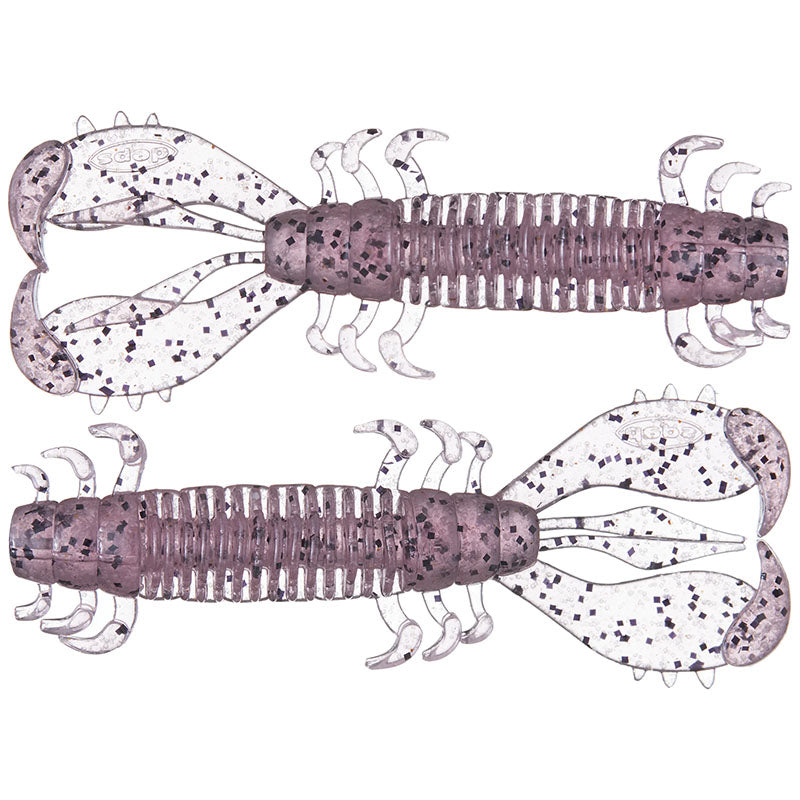 Deps 2.6" MS Craw 8pk Fishing Creature Baits - #18 Blue Melon-#28 Scuppernong-#45 Cherry Blossom-#51 Green Pumpkin Orange-#52 Green Pumpkin Chart-#71 Green Pumpkin Blue Flake-#144 Pumpkin Cheesecake - Carolina Fishing Tackle LLC