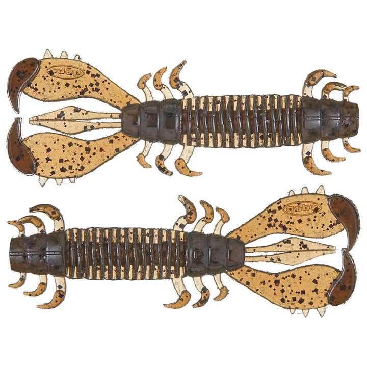 Deps 2.6" MS Craw 8pk Fishing Creature Baits - #18 Blue Melon-#28 Scuppernong-#45 Cherry Blossom-#51 Green Pumpkin Orange-#52 Green Pumpkin Chart-#71 Green Pumpkin Blue Flake-#144 Pumpkin Cheesecake - Carolina Fishing Tackle LLC