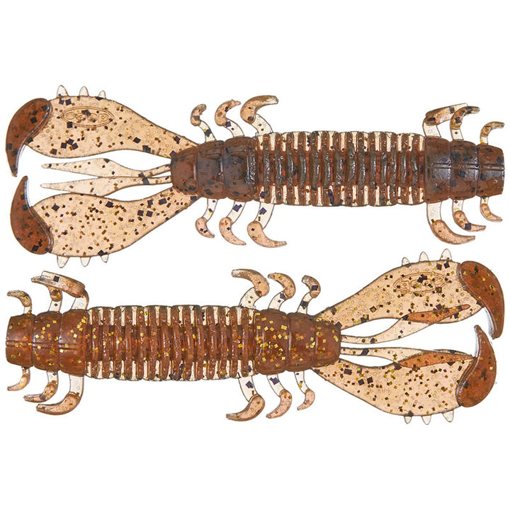 Deps 2.6" MS Craw 8pk Fishing Creature Baits - #18 Blue Melon-#28 Scuppernong-#45 Cherry Blossom-#51 Green Pumpkin Orange-#52 Green Pumpkin Chart-#71 Green Pumpkin Blue Flake-#144 Pumpkin Cheesecake - Carolina Fishing Tackle LLC