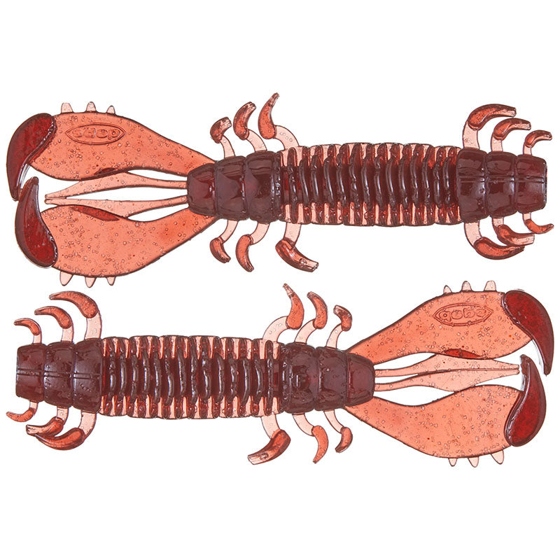 Deps 2.6" MS Craw 8pk Fishing Creature Baits - #18 Blue Melon-#28 Scuppernong-#45 Cherry Blossom-#51 Green Pumpkin Orange-#52 Green Pumpkin Chart-#71 Green Pumpkin Blue Flake-#144 Pumpkin Cheesecake - Carolina Fishing Tackle LLC