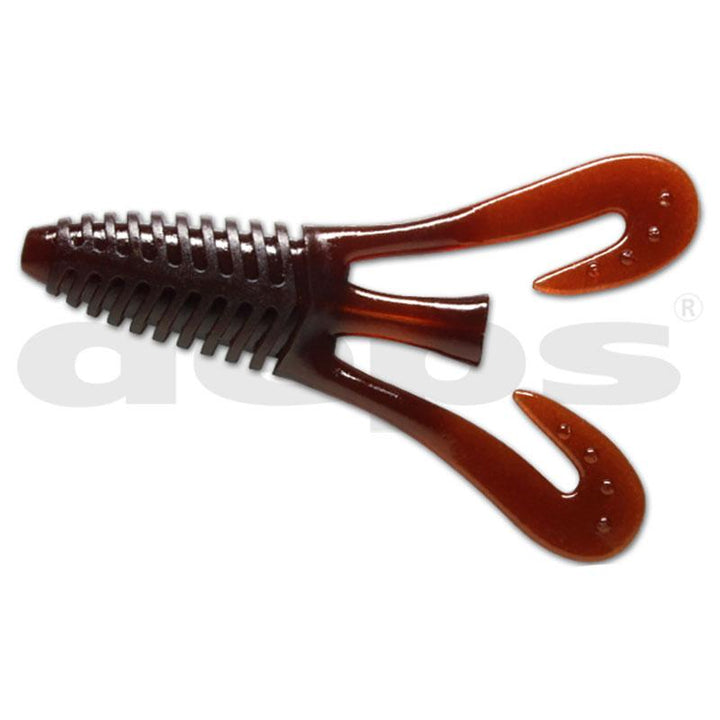 Deps 3.5” Barbute (6pk) Creature Bait - #07 Black/Blue Flake - Carolina Fishing Tackle LLC