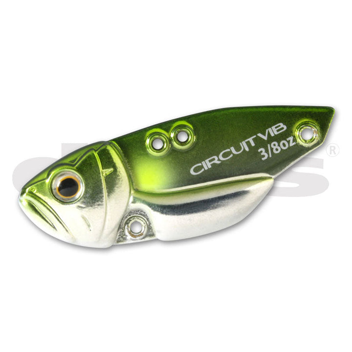 Deps 3/8oz CIRCUIT VIB Blade Baits - #03 Mustard Gill-#04 Metal Keta Bass-#06 Wakasagi-#07 Black Gold-#08 Clown-#09 Young Gill-#14 Blue Black Claw - Carolina Fishing Tackle LLC