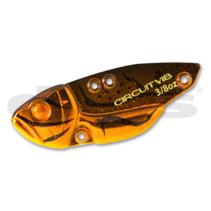 Deps 3/8oz CIRCUIT VIB Blade Baits - #03 Mustard Gill-#04 Metal Keta Bass-#06 Wakasagi-#07 Black Gold-#08 Clown-#09 Young Gill-#14 Blue Black Claw - Carolina Fishing Tackle LLC