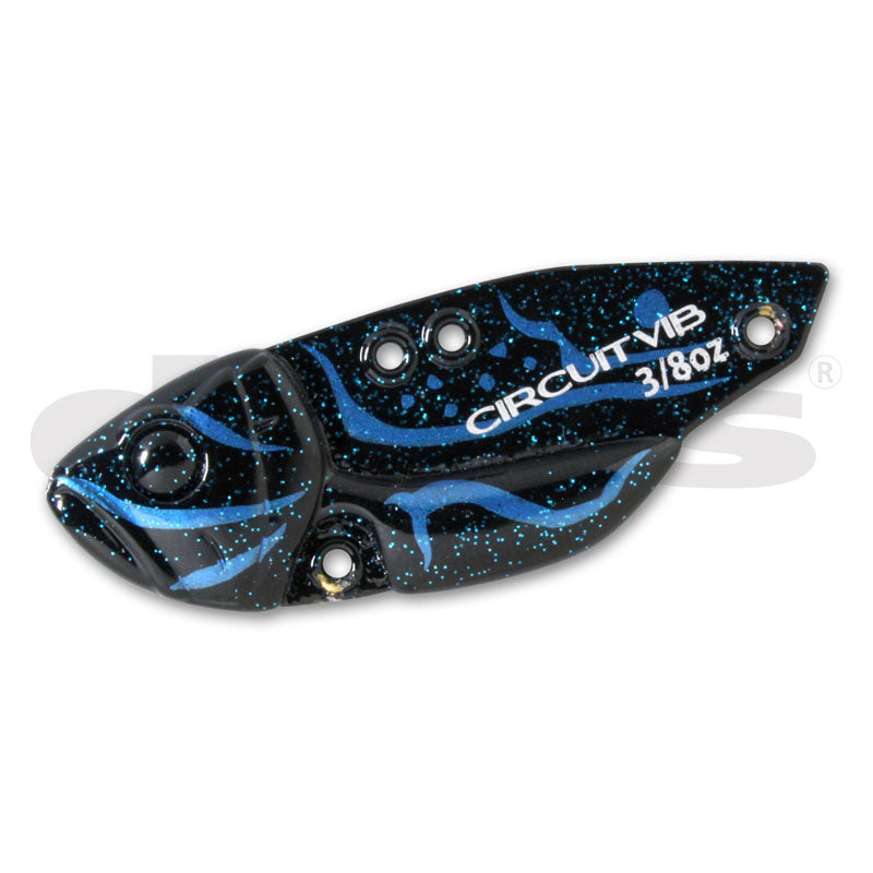 Deps 3/8oz CIRCUIT VIB Blade Baits - #03 Mustard Gill-#04 Metal Keta Bass-#06 Wakasagi-#07 Black Gold-#08 Clown-#09 Young Gill-#14 Blue Black Claw - Carolina Fishing Tackle LLC