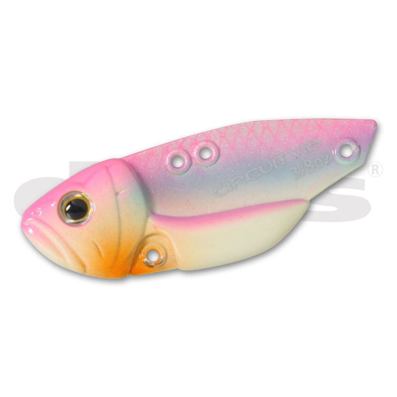 Deps 3/8oz CIRCUIT VIB Blade Baits - #03 Mustard Gill-#04 Metal Keta Bass-#06 Wakasagi-#07 Black Gold-#08 Clown-#09 Young Gill-#14 Blue Black Claw - Carolina Fishing Tackle LLC