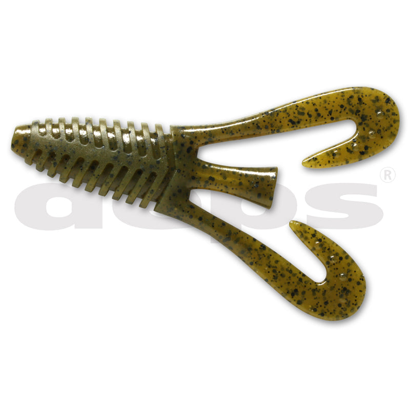 Deps 4” Barbute (6pk) Creature Baits - #12 Green Pumpkin-#28 Scappanon-#52 Green Pumpkin Chartreuse-#71 Green Pumpkin / Blue Flake-#73 Tan Water Melon-#141 Sakura Baby / Blue Flake - Carolina Fishing Tackle LLC