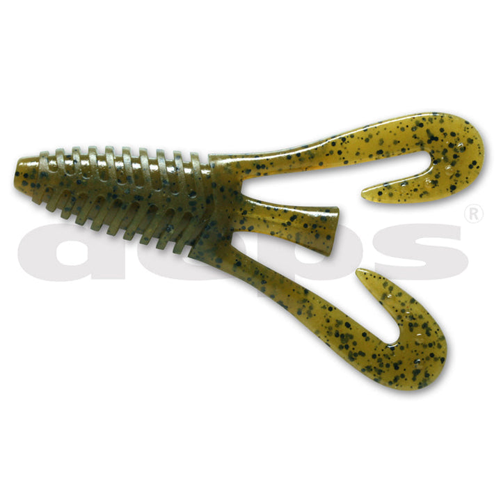 Deps 4” Barbute (6pk) Creature Baits - #12 Green Pumpkin-#28 Scappanon-#52 Green Pumpkin Chartreuse-#71 Green Pumpkin / Blue Flake-#73 Tan Water Melon-#141 Sakura Baby / Blue Flake - Carolina Fishing Tackle LLC