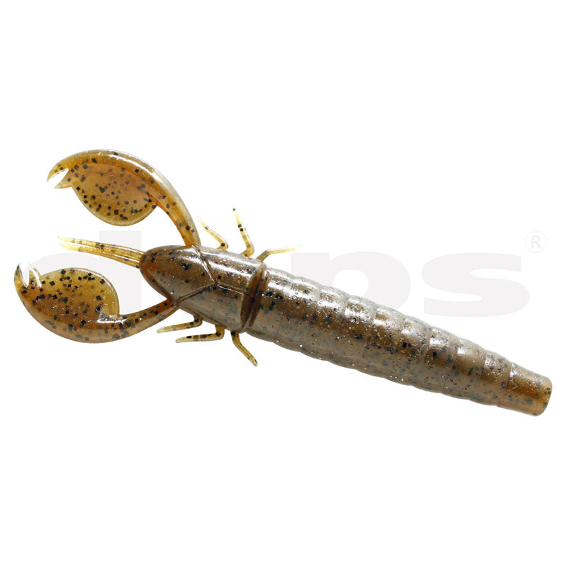 Deps 4" Clap Craw (6pk) Creature Bait - #02 Watermelon Seed-#12 Green Pumpkin-#13  Cinnamon / Green Flakes-#28 Scappanon-#29 June Bug-#40 Baby Bass-#45 Sakura Baby-#141 Sakura Baby / Blue Flake - Carolina Fishing Tackle LLC