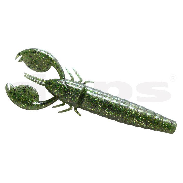 Deps 4" Clap Craw (6pk) Creature Bait - #02 Watermelon Seed-#12 Green Pumpkin-#13  Cinnamon / Green Flakes-#28 Scappanon-#29 June Bug-#40 Baby Bass-#45 Sakura Baby-#141 Sakura Baby / Blue Flake - Carolina Fishing Tackle LLC