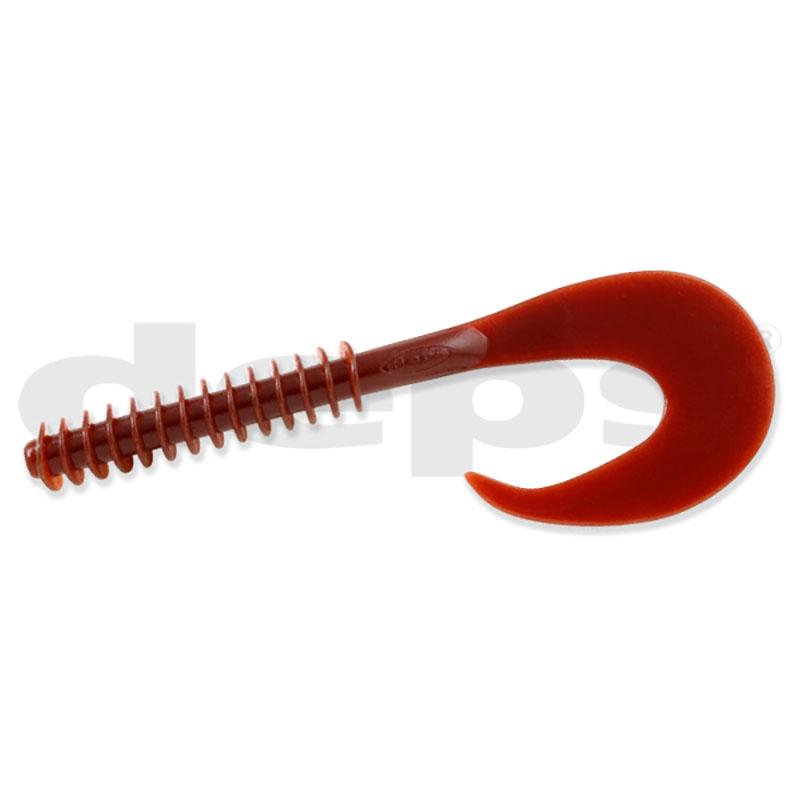 Deps 5.5” Stirrer Tail Worm 6pk - #02 Watermelon Seed-#18 Blue Melon-#28 Scuppernong-#64 Bluegill-#114 Champaign Pepper/Blue Flake-#135 Scuppernong/Blue Flake - Carolina Fishing Tackle LLC