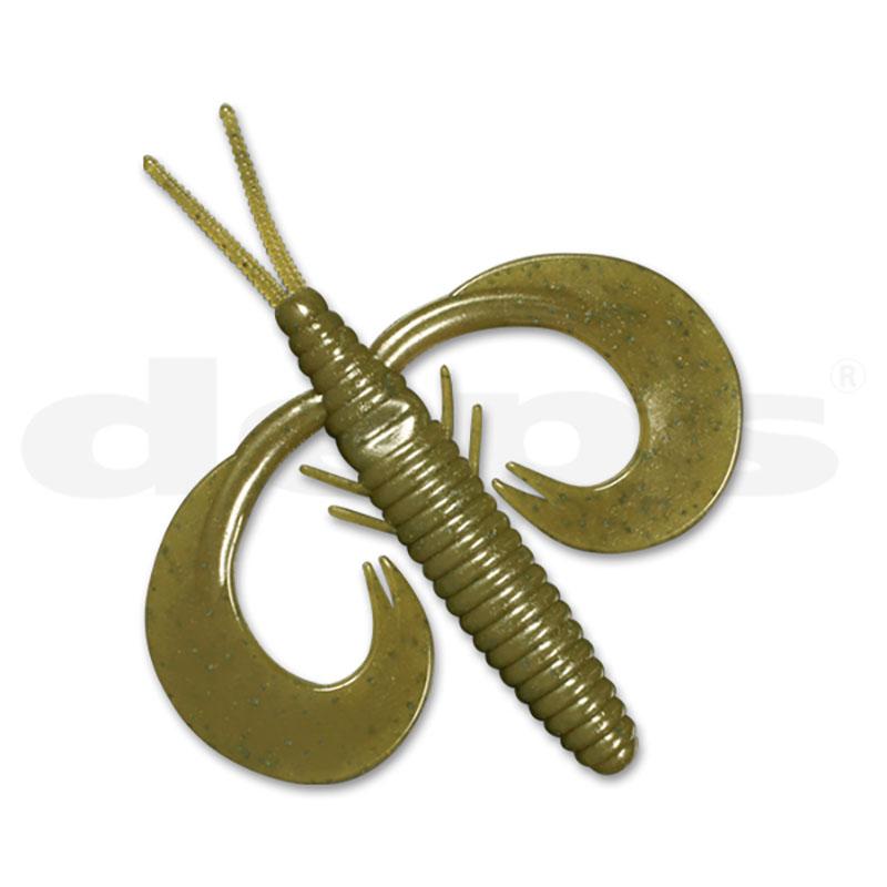 Deps 5” BM-HOG (4pk) Creature Bait - #11 Watermelon/Blue Flake-#28 Scuppernong-#41 Clacky-#47 Florida Blue - Carolina Fishing Tackle LLC