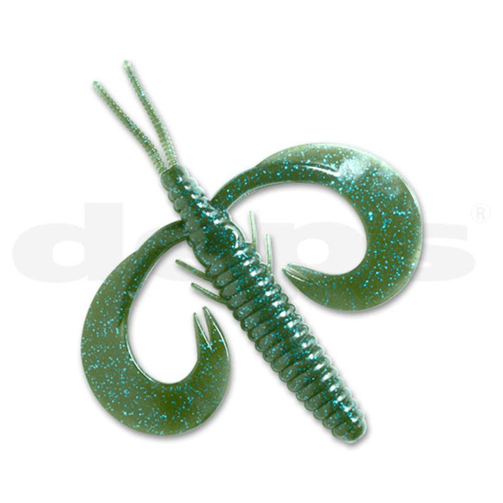 Deps 5” BM-HOG (4pk) Creature Bait - #11 Watermelon/Blue Flake-#28 Scuppernong-#41 Clacky-#47 Florida Blue - Carolina Fishing Tackle LLC