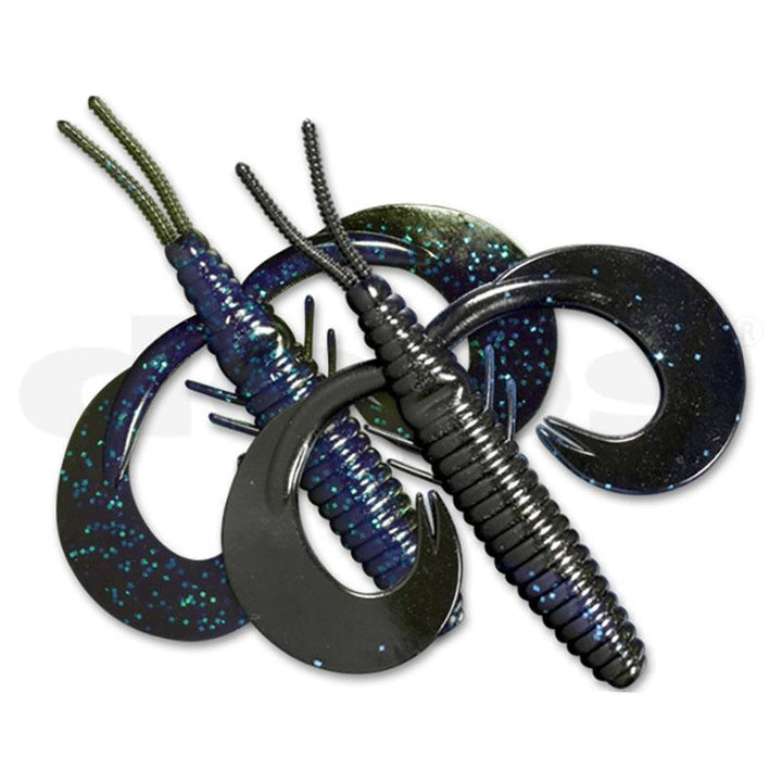Deps 5” BM-HOG (4pk) Creature Bait - #11 Watermelon/Blue Flake-#28 Scuppernong-#41 Clacky-#47 Florida Blue - Carolina Fishing Tackle LLC