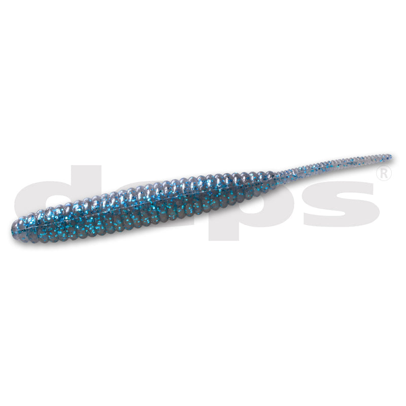 Deps 5” DEATHADDER Worm 8pk - #11 Watermelon / Blue Flake-#13 Cinnamon / Green Flake-#14 Root Beer/Green Flakes-#15 Clear Pepper / Red Flake-#19 Dead Shad-#23 Blue Glitter / Red Glitter-#24 Smoke Pepper / Blue & Gold Flake-#09 Pearl White/Silver Flake-#10 Natural Pro Blue-#12 Green Pumpkin - Carolina Fishing Tackle LLC