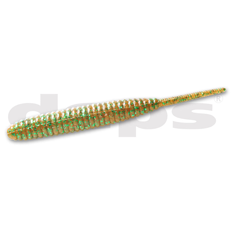 Deps 5” DEATHADDER Worm 8pk - #11 Watermelon / Blue Flake-#13 Cinnamon / Green Flake-#14 Root Beer/Green Flakes-#15 Clear Pepper / Red Flake-#19 Dead Shad-#23 Blue Glitter / Red Glitter-#24 Smoke Pepper / Blue & Gold Flake-#09 Pearl White/Silver Flake-#10 Natural Pro Blue-#12 Green Pumpkin - Carolina Fishing Tackle LLC