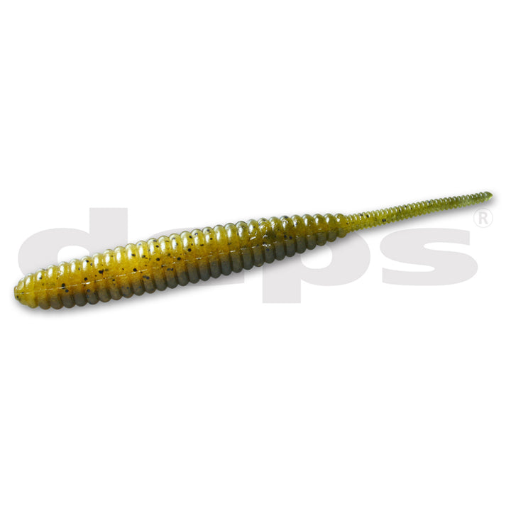Deps 5” DEATHADDER Worm 8pk - #11 Watermelon / Blue Flake-#13 Cinnamon / Green Flake-#14 Root Beer/Green Flakes-#15 Clear Pepper / Red Flake-#19 Dead Shad-#23 Blue Glitter / Red Glitter-#24 Smoke Pepper / Blue & Gold Flake-#09 Pearl White/Silver Flake-#10 Natural Pro Blue-#12 Green Pumpkin - Carolina Fishing Tackle LLC
