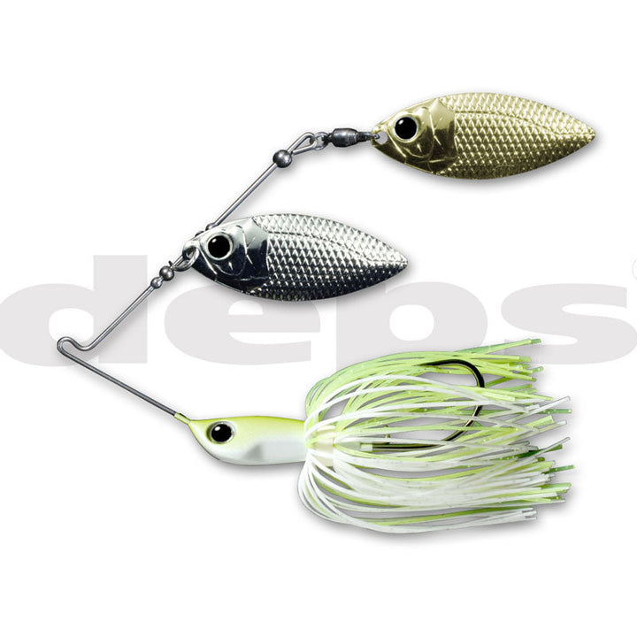 Deps B Custom 1/2 oz Spinnerbait (DW) - #03 Blue Smoke-#06 Black Gold-#14 Albino - Carolina Fishing Tackle LLC