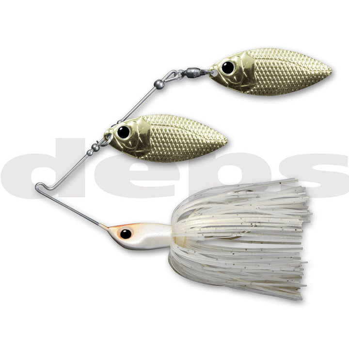 Deps B Custom 1/2 oz Spinnerbait (DW) - #03 Blue Smoke-#06 Black Gold-#14 Albino - Carolina Fishing Tackle LLC