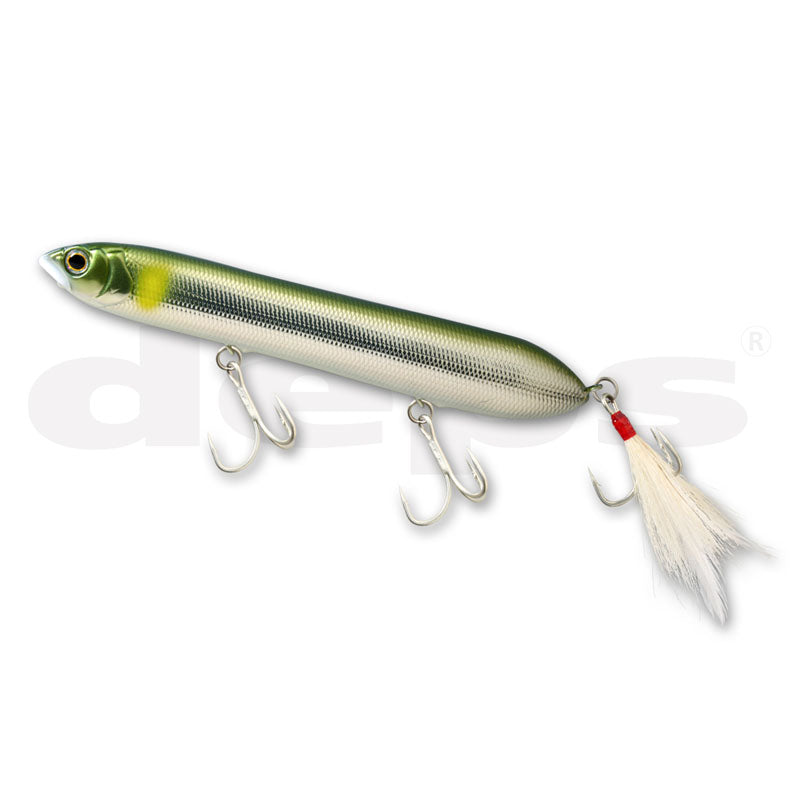 Deps BRACHIO Stick (BRACHIOSTICK) - #01 GM Black Gold-#05 Real Blue Gill-#08 Jet Black-#15 Clear Wakasagi-#78 Bone Shad - Carolina Fishing Tackle LLC