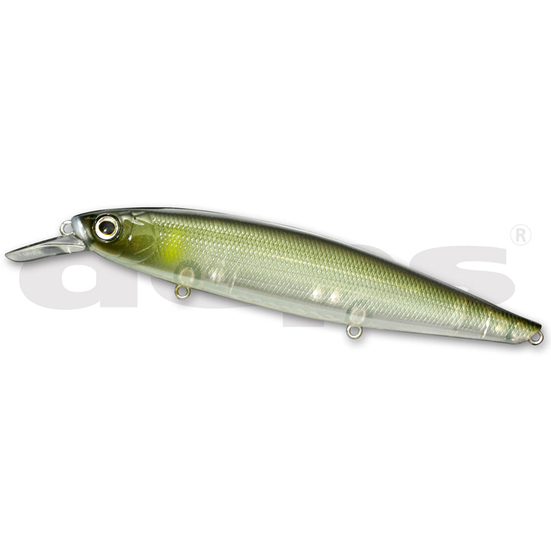 Deps Balisong Minnow 100SP Jerkbait - #09 Half Mirror Wakasagi-#17 Horizon Shad-#18 Deadly Keta Basu-#22 GM Crokin-#29 Skeleton Dazzler - Carolina Fishing Tackle LLC