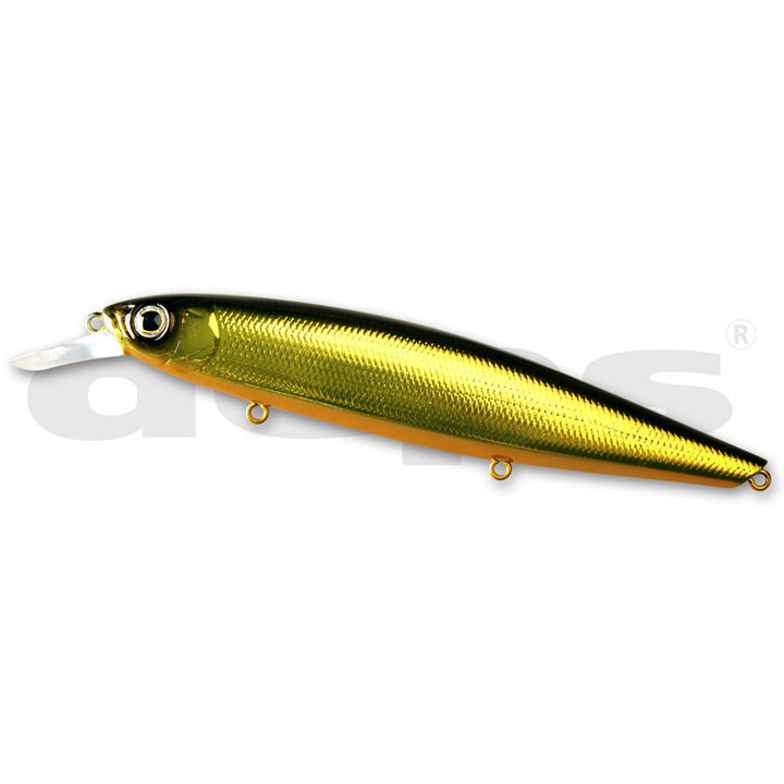 Deps Balisong Minnow 100SP Jerkbait - #09 Half Mirror Wakasagi-#17 Horizon Shad-#18 Deadly Keta Basu-#22 GM Crokin-#29 Skeleton Dazzler - Carolina Fishing Tackle LLC